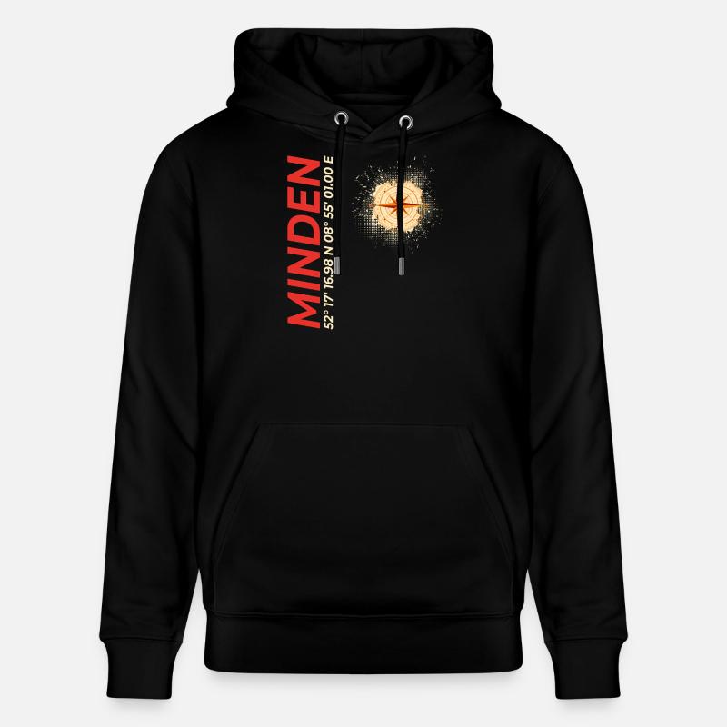 Minden - Stanley/Stella Unisex Bio-Hoodie CRUISER  - Schwarz