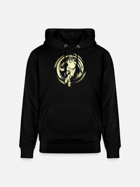 Basketteur Basketteur Basketteur Silhouette - Sweat à capuche bio CRUISER Stanley/Stella Unisexe - noir