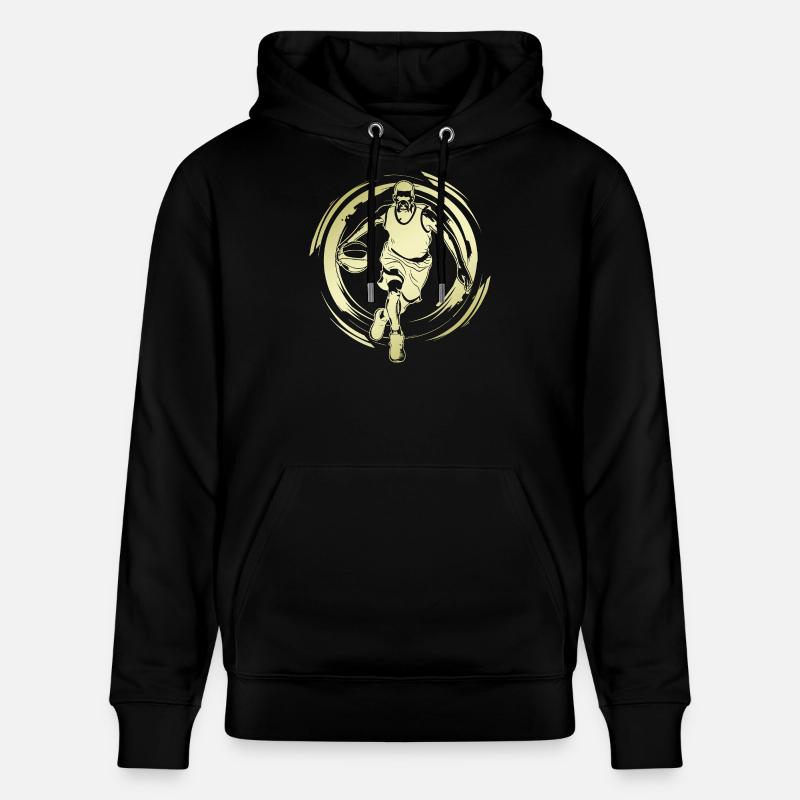 Basketteur Basketteur Basketteur Silhouette - Sweat à capuche bio CRUISER Stanley/Stella Unisexe - noir