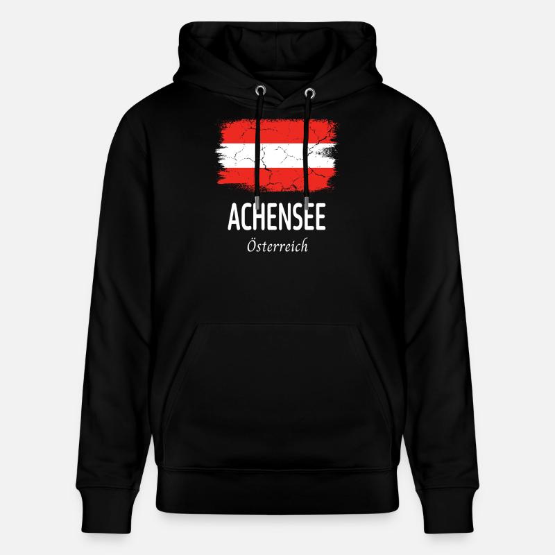 Lac d’Achensee - Sweat à capuche bio CRUISER Stanley/Stella Unisexe - noir