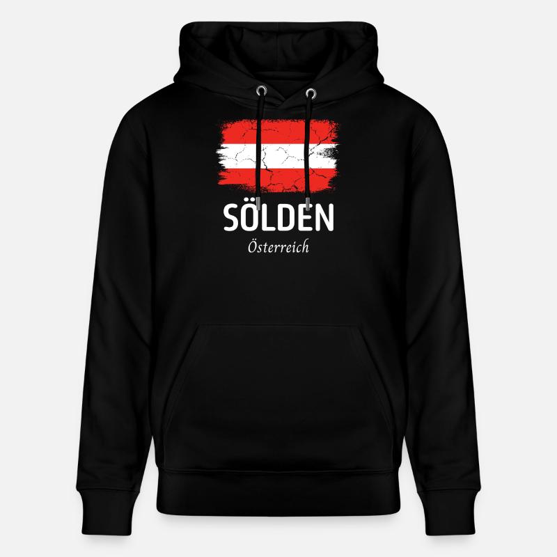 Sölden - Stanley/Stella Unisex Bio-Hoodie CRUISER  - Schwarz