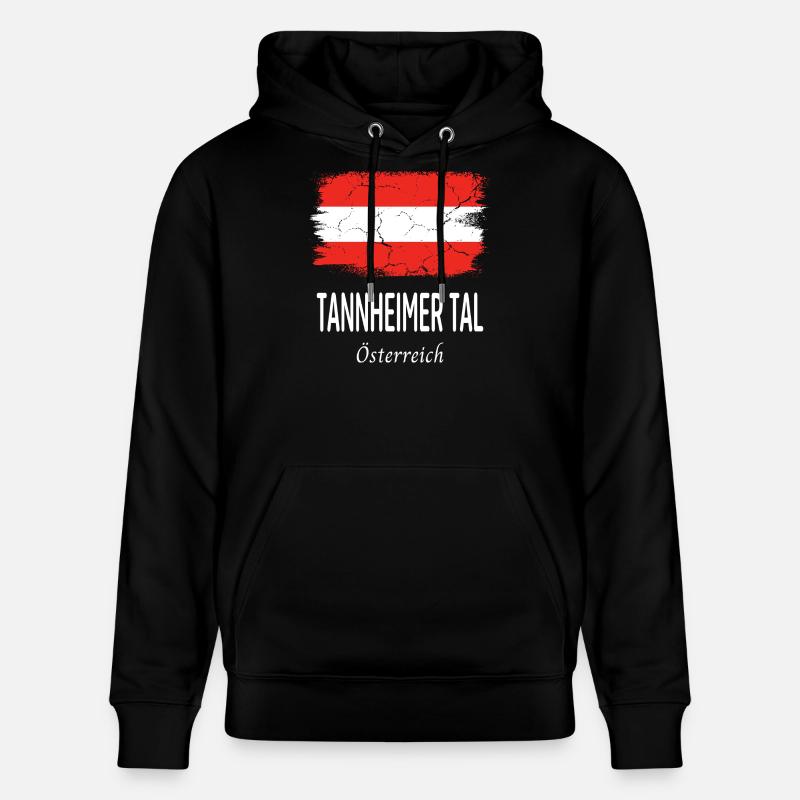 Tannheimer Tal - Sweat à capuche bio CRUISER Stanley/Stella Unisexe - noir