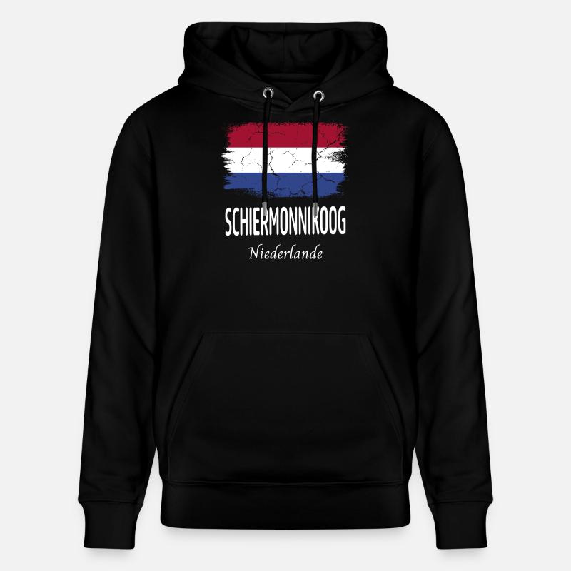 Schiermonnikoog - Sweat à capuche bio CRUISER Stanley/Stella Unisexe - noir