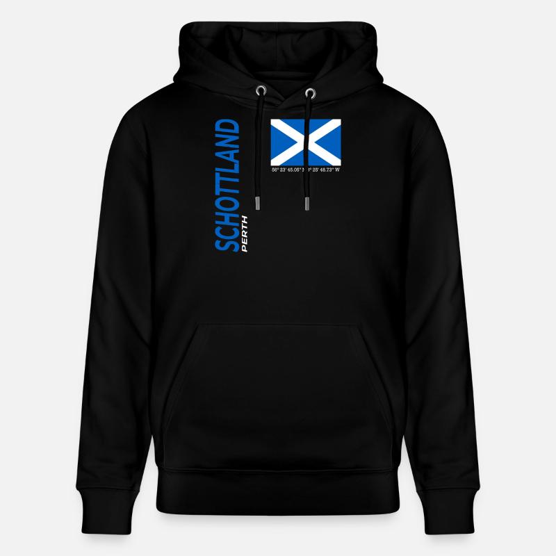 Perth - Sweat à capuche bio CRUISER Stanley/Stella Unisexe - noir