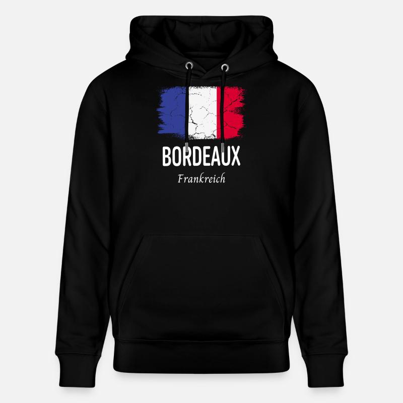 Bordeaux - Stanley/Stella Unisex Bio-Hoodie CRUISER - Schwarz