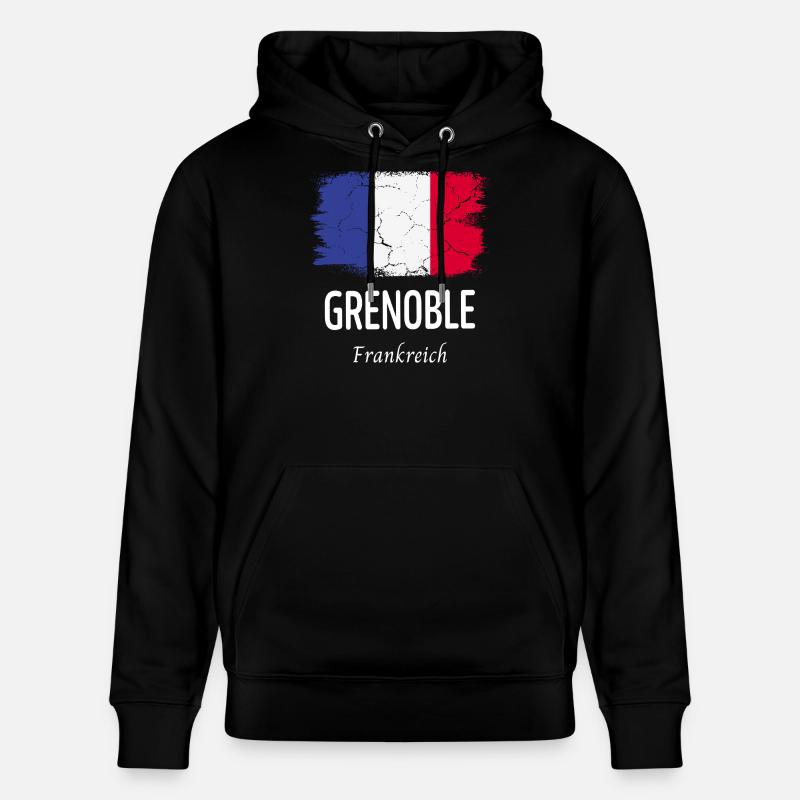 Grenoble - Sweat à capuche bio CRUISER Stanley/Stella Unisexe - noir