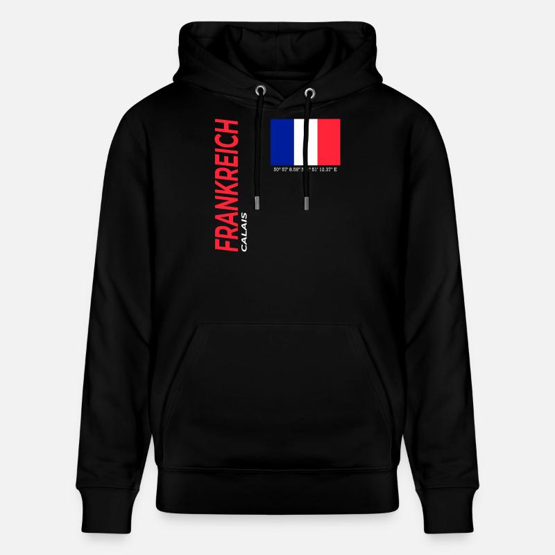 Calais - Sweat à capuche bio CRUISER Stanley/Stella Unisexe - noir