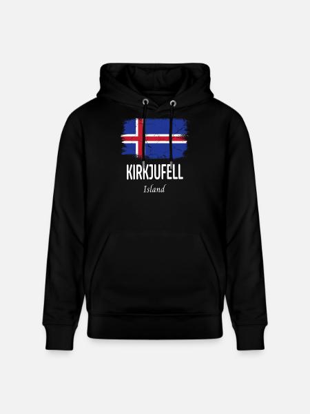 Kirkjufell - Stanley/Stella CRUISER Unisex Organic Hoodie - black