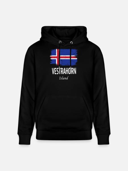 Vestrahorn - Stanley/Stella CRUISER Unisex Organic Hoodie - black