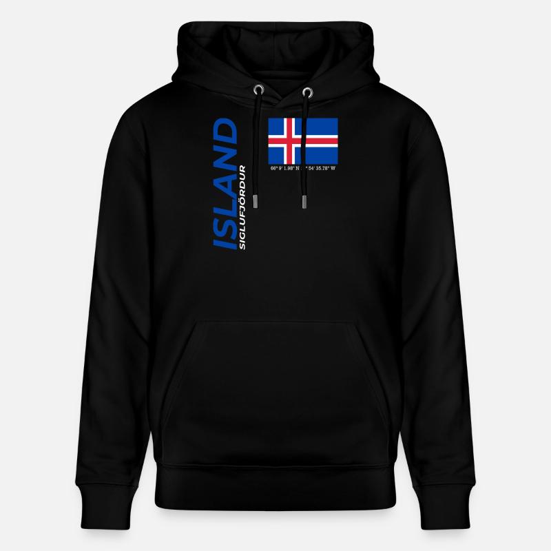 Siglufjördur - Sweat à capuche bio CRUISER Stanley/Stella Unisexe - noir