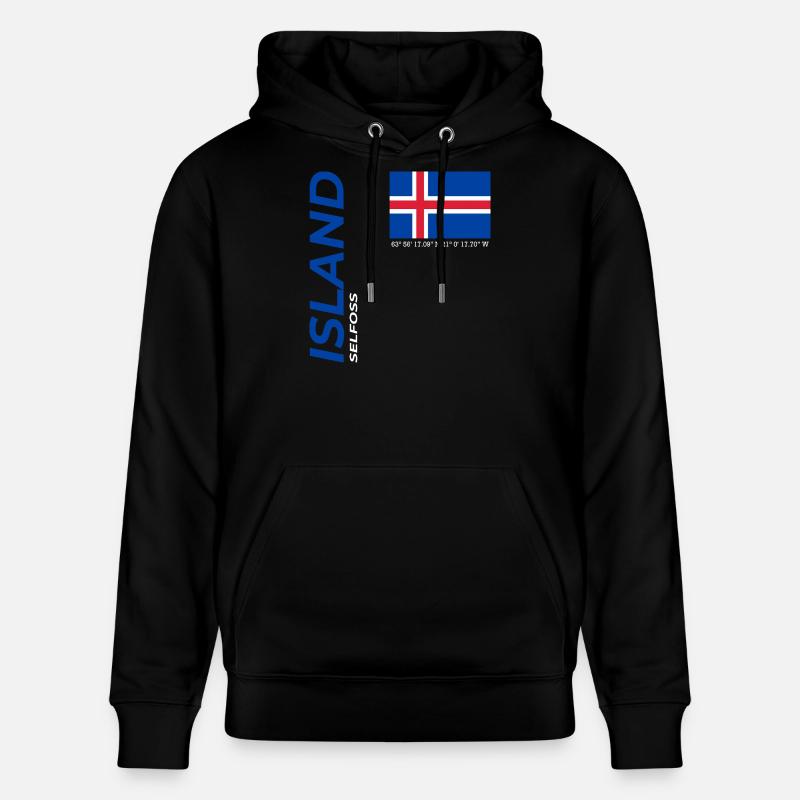 auto-désir - Sweat à capuche bio CRUISER Stanley/Stella Unisexe - noir
