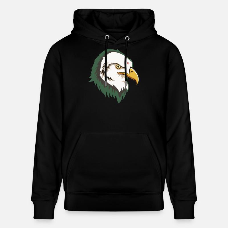 Eagle Head - Sweat à capuche bio CRUISER Stanley/Stella Unisexe - noir