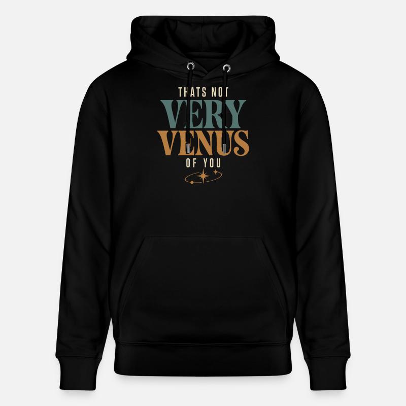 Signe de Vénus Astrologie de Vénus - Sweat à capuche bio CRUISER Stanley/Stella Unisexe - noir