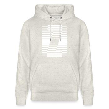 INITIAL Z - Stanley/Stella CRUISER Unisex Organic Hoodie - heather oatmeal - Front - Alina (178cm) & Michal (187cm)