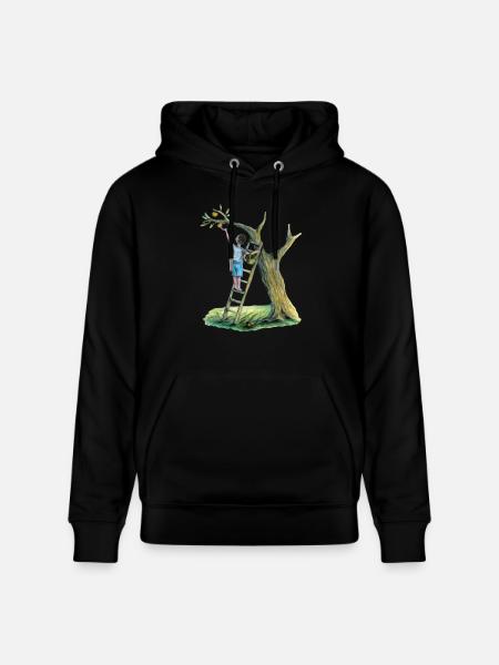 Apfelbaum - Stanley/Stella Unisex Bio-Hoodie CRUISER - Schwarz
