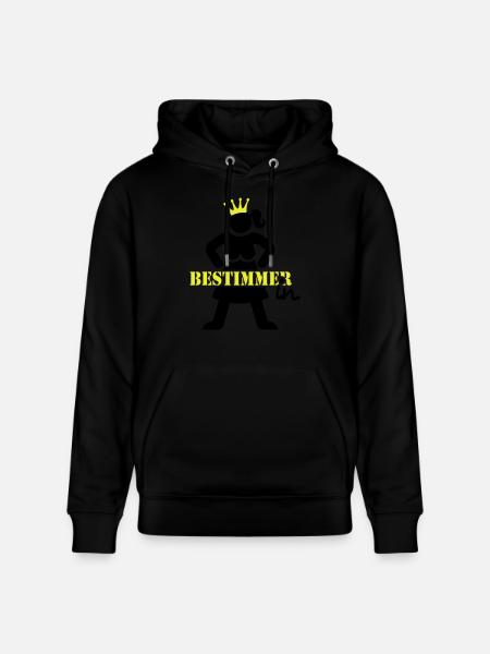 Bestimmerin_2C - Stanley/Stella Unisex Bio-Hoodie CRUISER  - Schwarz