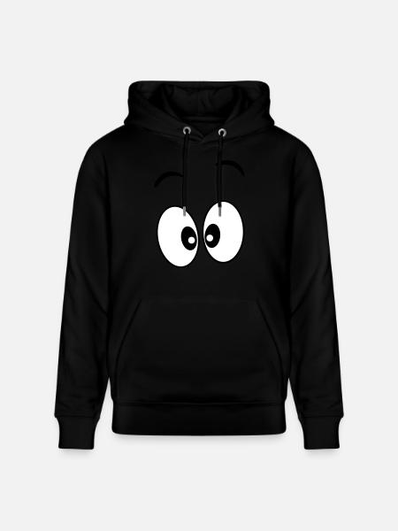 Augen _ Geschenkidee - Stanley/Stella Unisex Bio-Hoodie CRUISER  - Schwarz