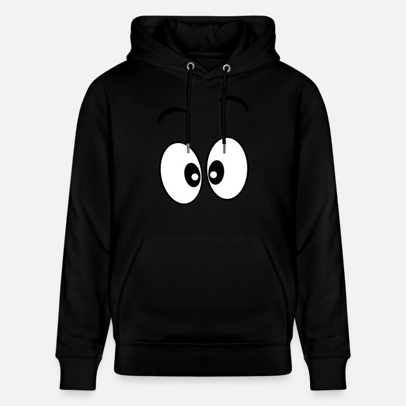 Augen _ Geschenkidee - Stanley/Stella Unisex Bio-Hoodie CRUISER  - Schwarz