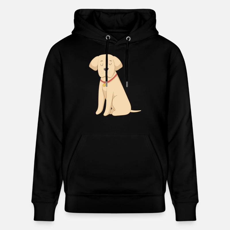 Labrador Jaune - Sweat à capuche bio CRUISER Stanley/Stella Unisexe - noir