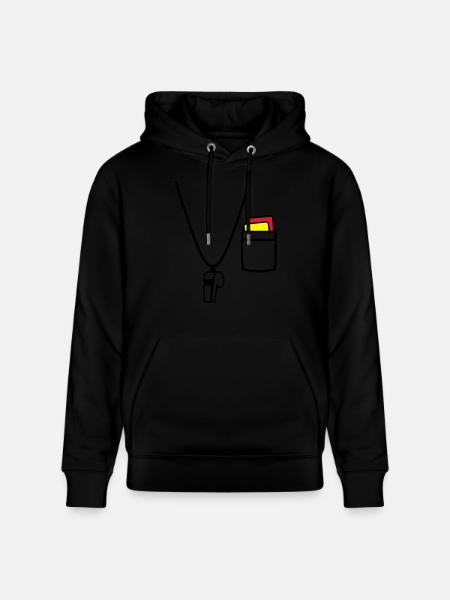 Referee - Stanley/Stella CRUISER Unisex Organic Hoodie - black