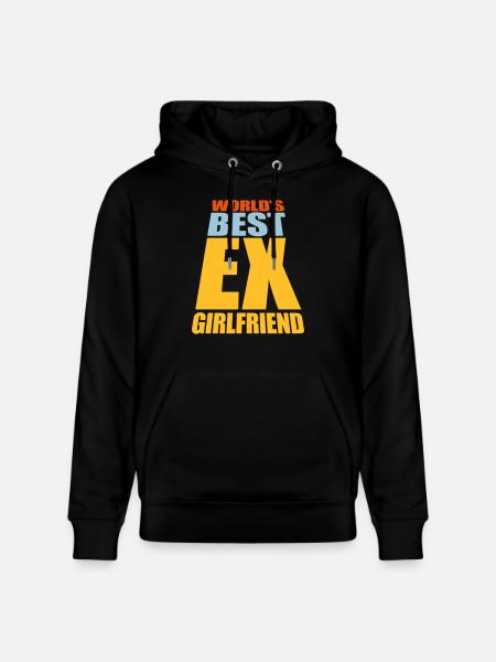 World's Best Ex Girlfriend - Stanley/Stella CRUISER Unisex Organic Hoodie - black