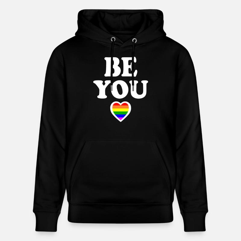 Be you - Sweat à capuche bio CRUISER Stanley/Stella Unisexe - noir