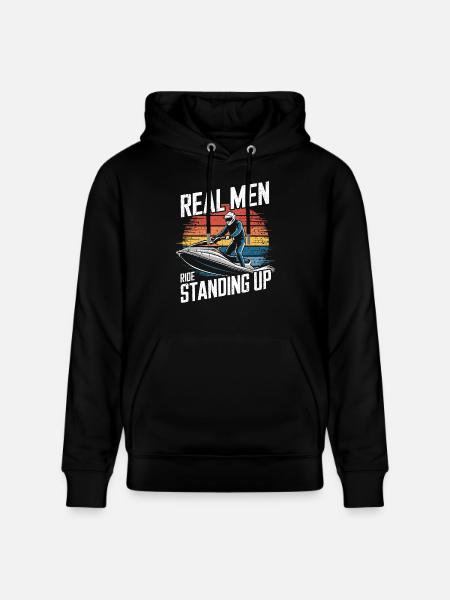 Adrenaline on the water - Stanley/Stella CRUISER Unisex Organic Hoodie - black