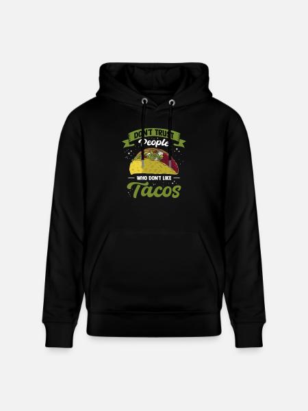 Mexico Tacos Mexican Tacos - Stanley/Stella CRUISER Unisex Organic Hoodie - black
