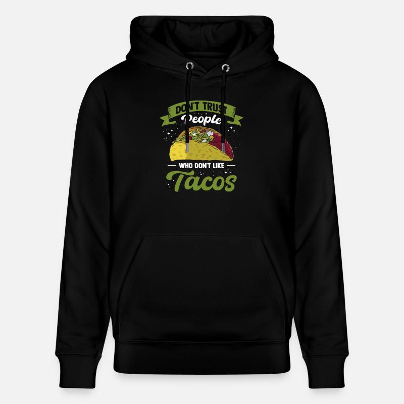 Tacos mexicains Tacos mexicains - Sweat à capuche bio CRUISER Stanley/Stella Unisexe - noir
