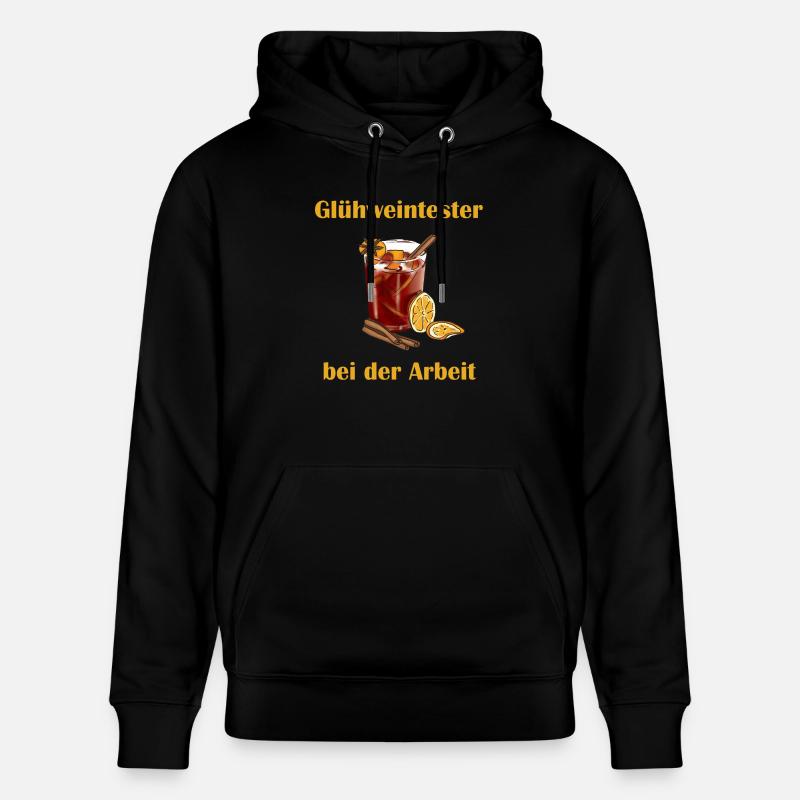 Gluehweintester - Stanley/Stella Unisex Bio-Hoodie CRUISER  - Schwarz