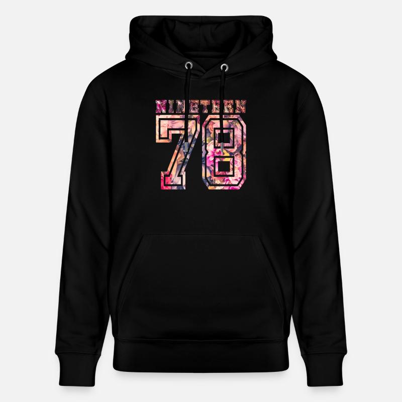 NINETEEN 1978 B - Stanley/Stella Unisex Bio-Hoodie CRUISER  - Schwarz