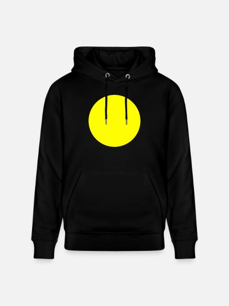 cercle jaune - Sweat à capuche bio CRUISER Stanley/Stella Unisexe - noir