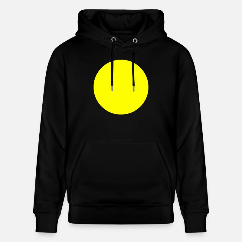 cercle jaune - Sweat à capuche bio CRUISER Stanley/Stella Unisexe - noir