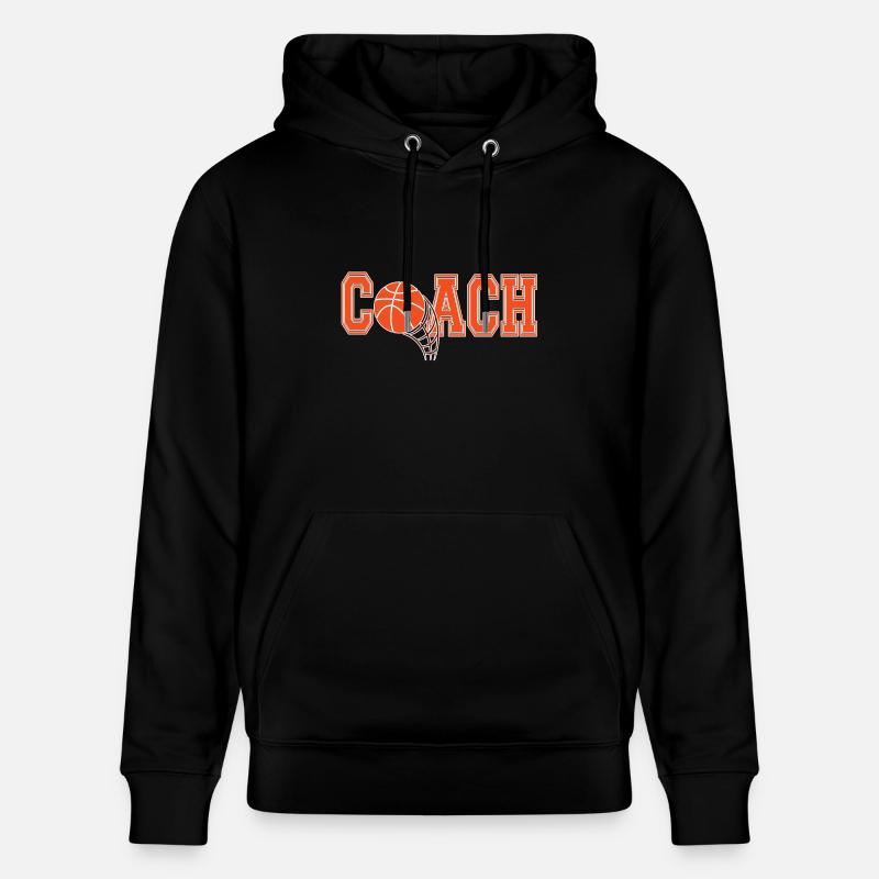 Basket-ball - Coach - Sweat à capuche bio CRUISER Stanley/Stella Unisexe - noir