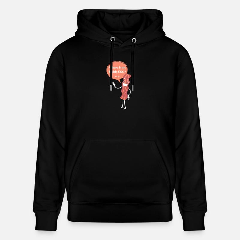 Bacon / EGG / Design / Bacon Tripes - Sweat à capuche bio CRUISER Stanley/Stella Unisexe - noir