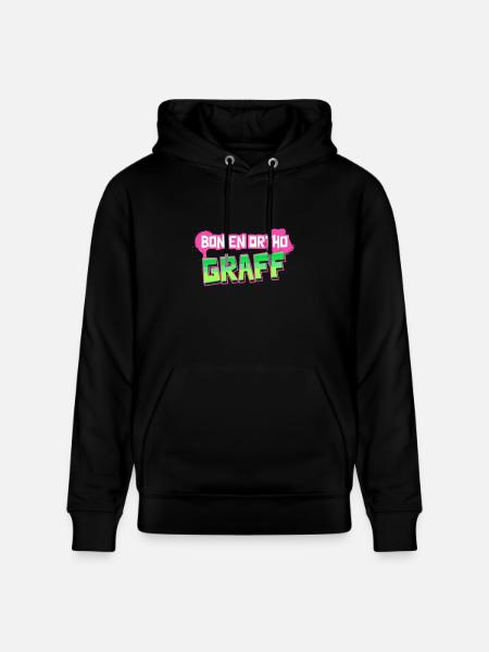 BON EN ORTHO GRAFF ! - Sweat à capuche bio CRUISER Stanley/Stella Unisexe - noir