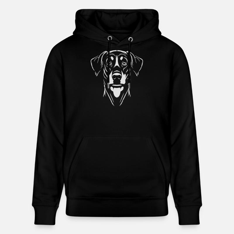 Dobermann - Sweat à capuche bio CRUISER Stanley/Stella Unisexe - noir