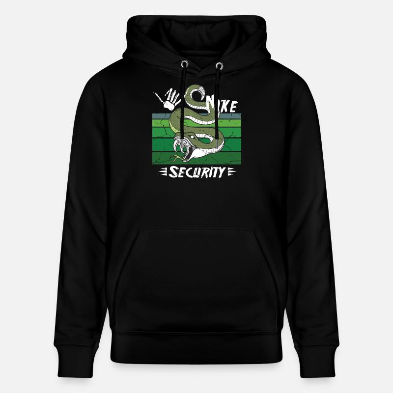 Sécurité des serpents - Sweat à capuche bio CRUISER Stanley/Stella Unisexe - noir