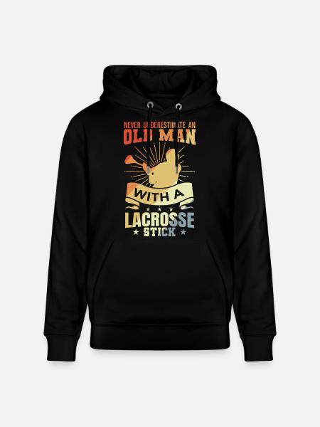 Lacrosse Grandfather - Stanley/Stella CRUISER Unisex Organic Hoodie - black