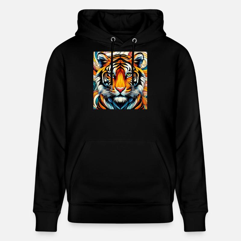Tigre - Sweat à capuche bio CRUISER Stanley/Stella Unisexe - noir