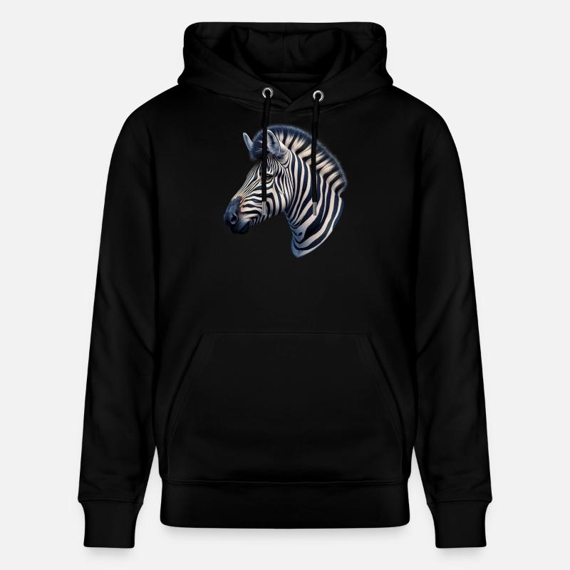 Zebra - Stanley/Stella Unisex Bio-Hoodie CRUISER  - Schwarz
