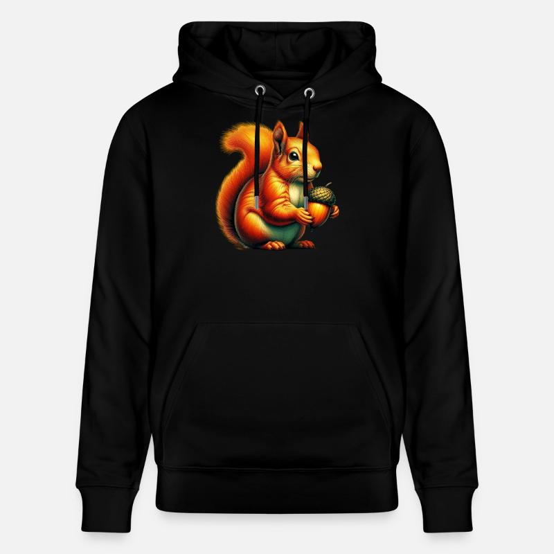 Eichhörnchen - Stanley/Stella Unisex Bio-Hoodie CRUISER  - Schwarz
