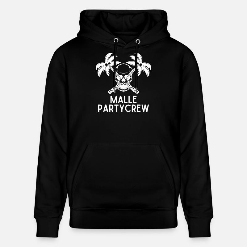 Malle Party Crew - Sweat à capuche bio CRUISER Stanley/Stella Unisexe - noir