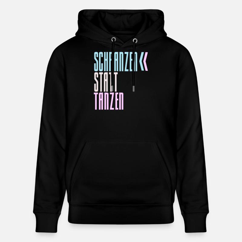SCHRANZEN AU LIEU DE DANSER - Sweat à capuche bio CRUISER Stanley/Stella Unisexe - noir