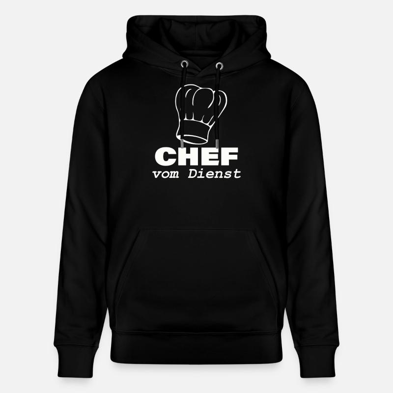 CHEF en service - Sweat à capuche bio CRUISER Stanley/Stella Unisexe - noir