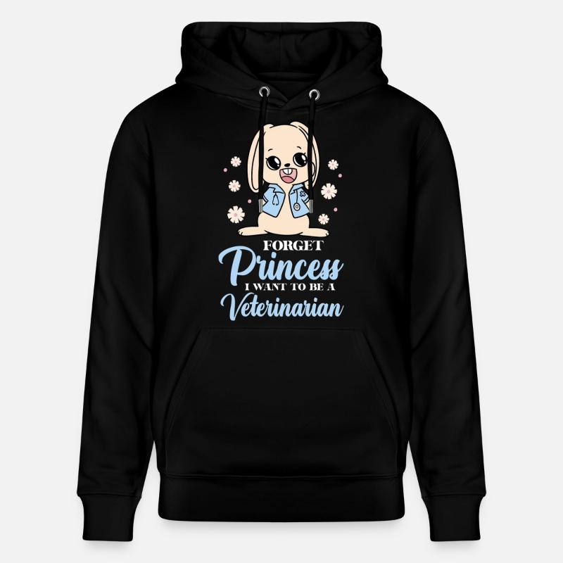Un petit lapin devient vétérinaire - Sweat à capuche bio CRUISER Stanley/Stella Unisexe - noir