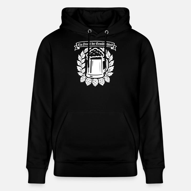 Ein Prosit der Gemütlichkeit - Sweat à capuche bio CRUISER Stanley/Stella Unisexe - noir