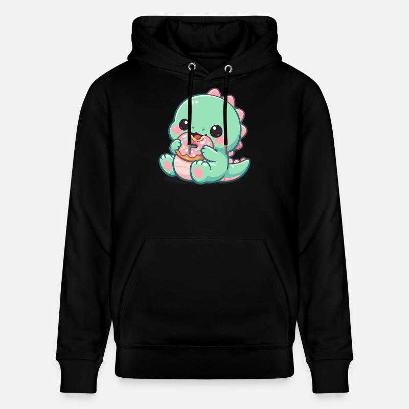 Donut Dino Sugar Joy - Sweat à capuche bio CRUISER Stanley/Stella Unisexe - noir
