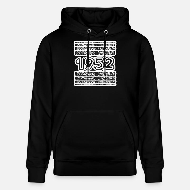 Année 1952 - Sweat à capuche bio CRUISER Stanley/Stella Unisexe - noir