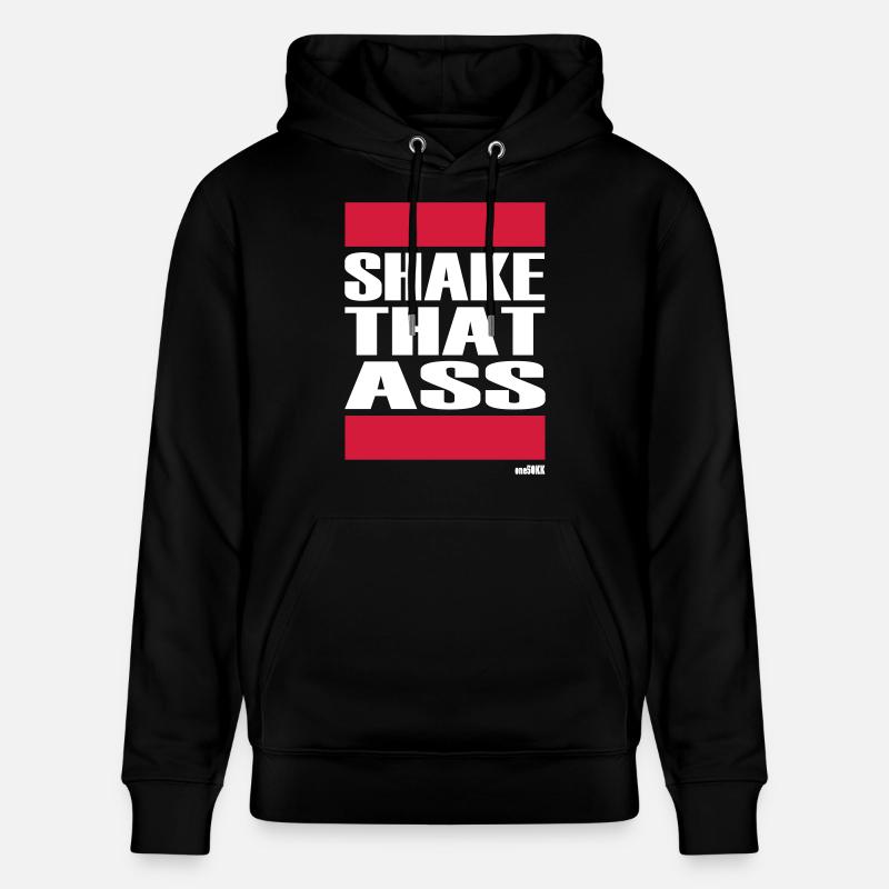SHAKE QUE ASS - Sweat à capuche bio CRUISER Stanley/Stella Unisexe - noir